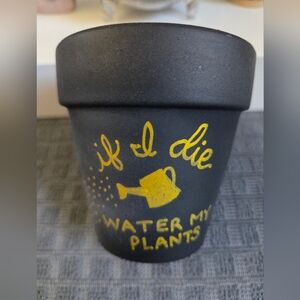 Hand Painted 3" Terracotta Pot